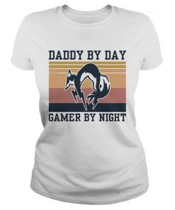 Metal Gear Solid Fox Daddy By Day Gamer By Night Vintage  Classic Ladies