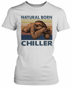 Natural Born Chiller Sloth Vintage T-Shirt Classic Women's T-shirt