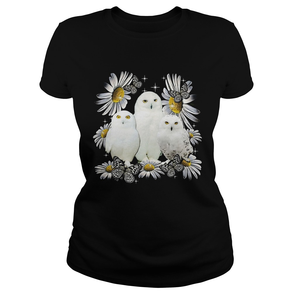 Owls And Flower Classic Ladies