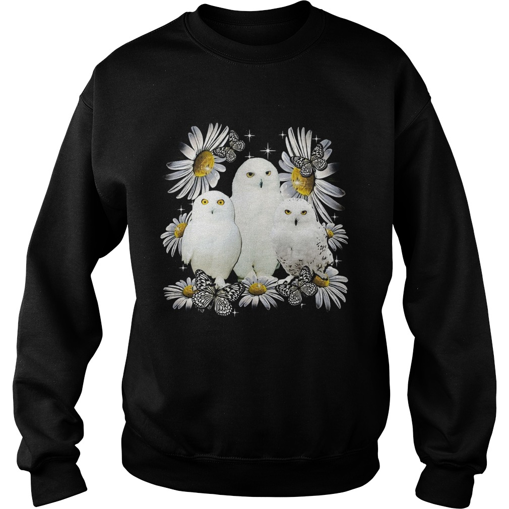 Owls And Flower Sweatshirt