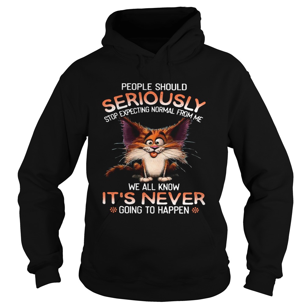 People Should Seriously Stop Expecting Normal From Me  Hoodie