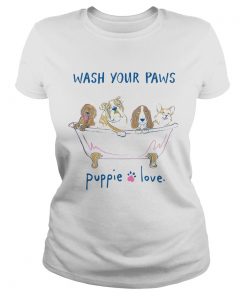 Puppie love youth logo pup help rescue dogs  Classic Ladies