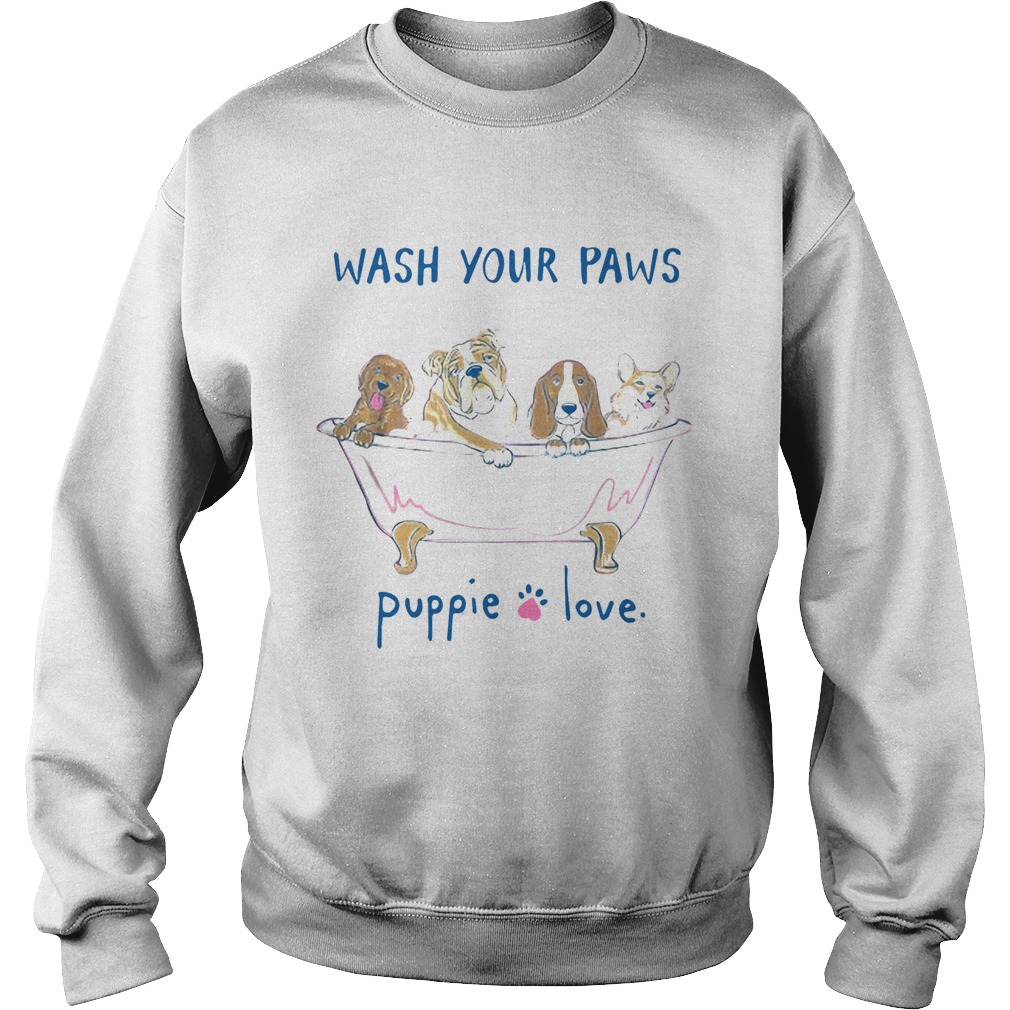 Puppie love youth logo pup help rescue dogs Sweatshirt