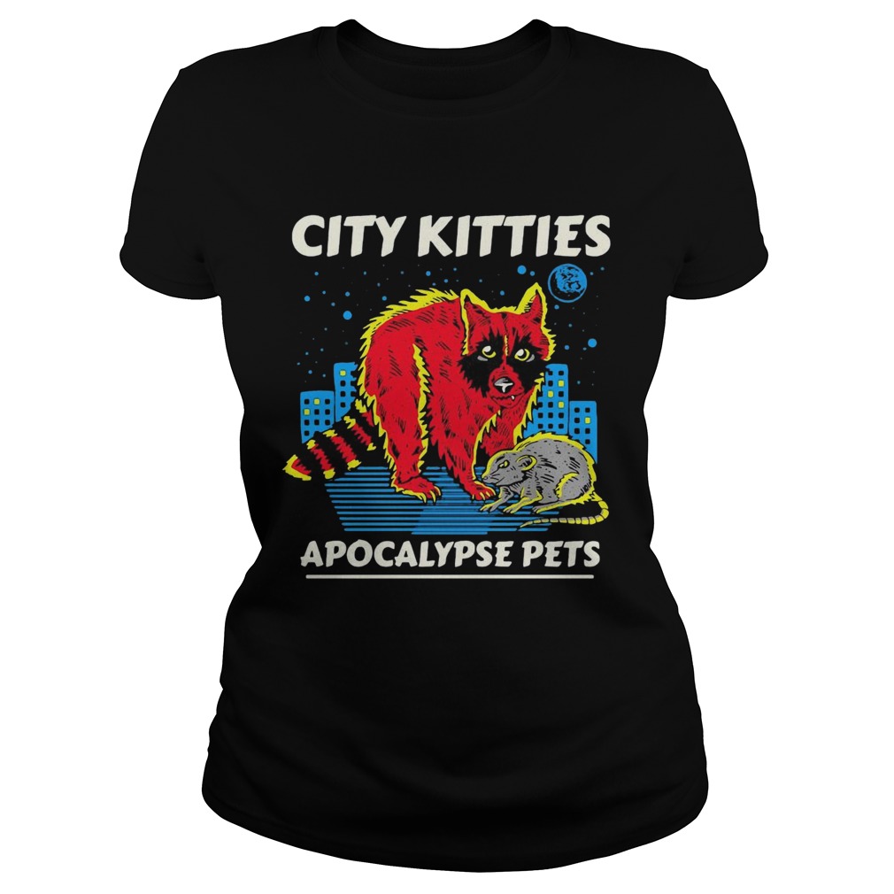 Racoon City Kitties Apocalypse Pets Classic Ladies