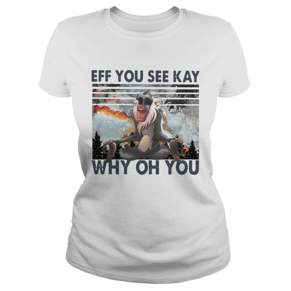 Rafiki Eff You See Kay Why Oh You Vintage Classic Ladies