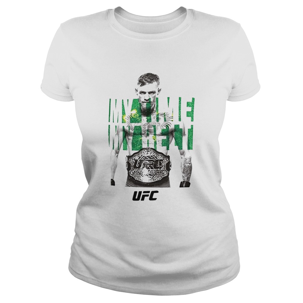 Reebok conor mcgregor ufc my time my belt champions Classic Ladies