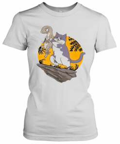 Smiletees Pets Lizard Vs Cat T-Shirt Classic Women's T-shirt