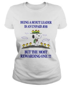 Snoopy Being A Scout Leader Is An Unpaid Job But The Most Rewarding One  Classic Ladies