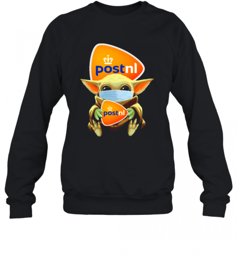 Star Wars Baby Yoda Face Mask Hug Postnl T-Shirt Unisex Sweatshirt