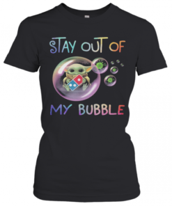 Star Wars Baby Yoda Hug Domino'S Pizza Stay Out Of My Bubble Coronavirus T-Shirt Classic Women's T-shirt