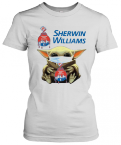 Star Wars Baby Yoda Hug Sherwin Williams Covid 19 T-Shirt Classic Women's T-shirt