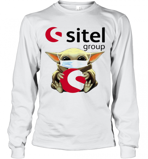 Star Wars Baby Yoda Hug Sitel Group Covid 19 T-Shirt Long Sleeved T-shirt 