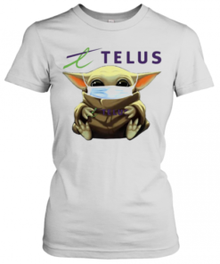 Star Wars Baby Yoda Hug Telus Mask Covid 19 T-Shirt Classic Women's T-shirt