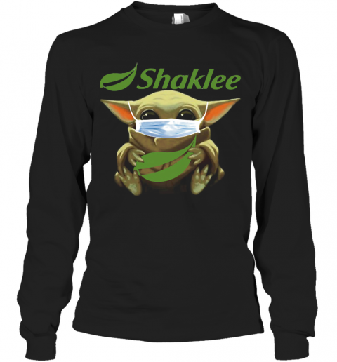 Star Wars Baby Yoda Mask Hug Shaklee T-Shirt Long Sleeved T-shirt 