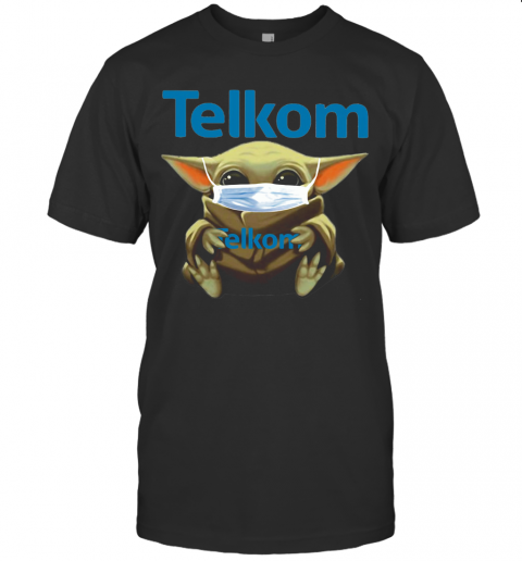 Star Wars Baby Yoda Mask Hug Telkom T-Shirt