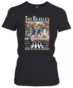 The Beatles 60Th Anniversary 1960 2020 Thank You For The Memories Signatures T-Shirt Classic Women's T-shirt