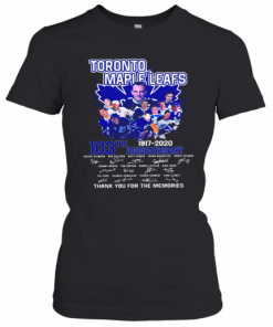 Toronto Maple Leafs 103Th Anniversary 1917 2020 Signature T-Shirt Classic Women's T-shirt