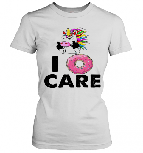 Unicorn Donut I Care T-Shirt Classic Women's T-shirt