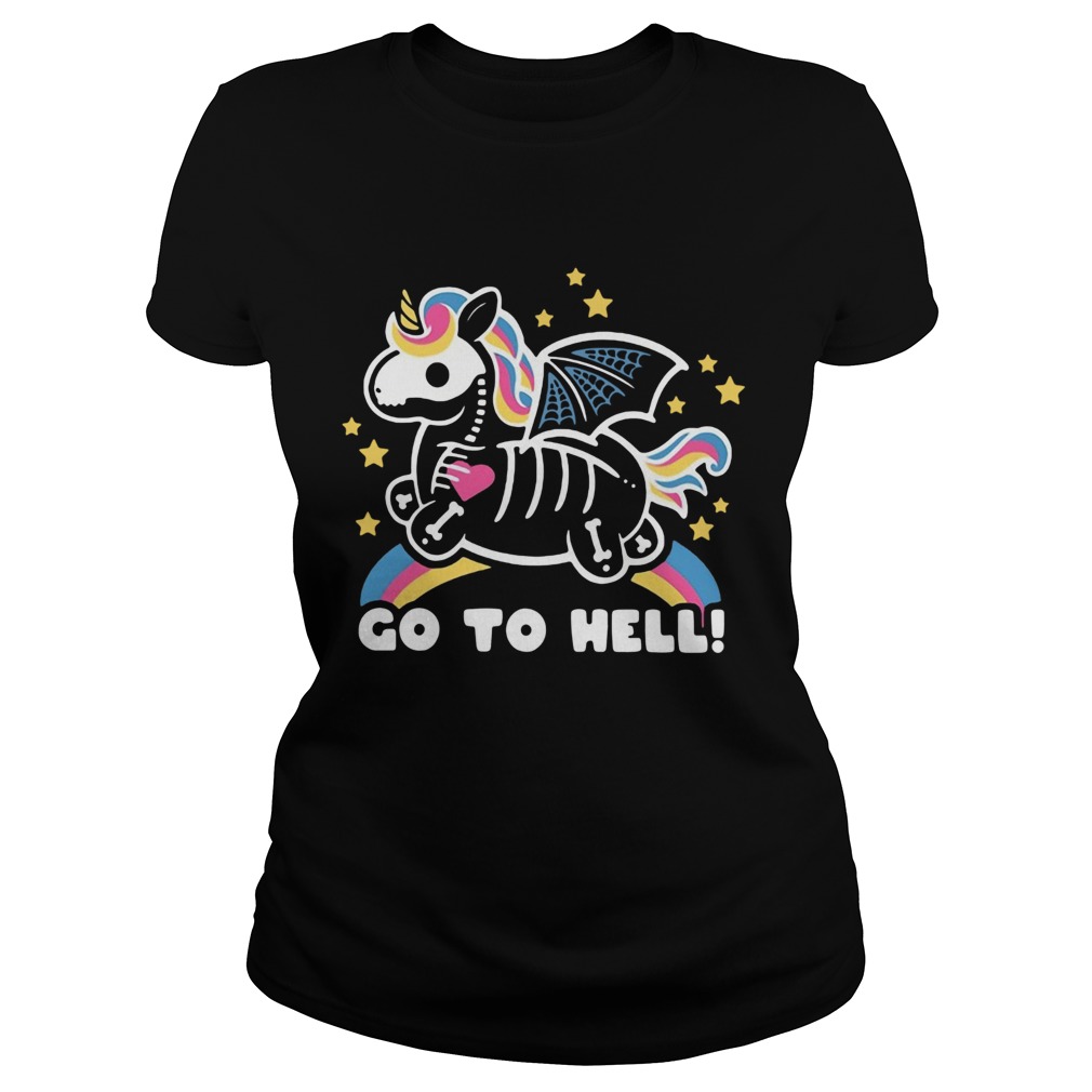 Unicorn Go To Hell Classic Ladies