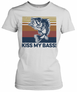 Vintage Fish Kiss My Bass T-Shirt Classic Women's T-shirt