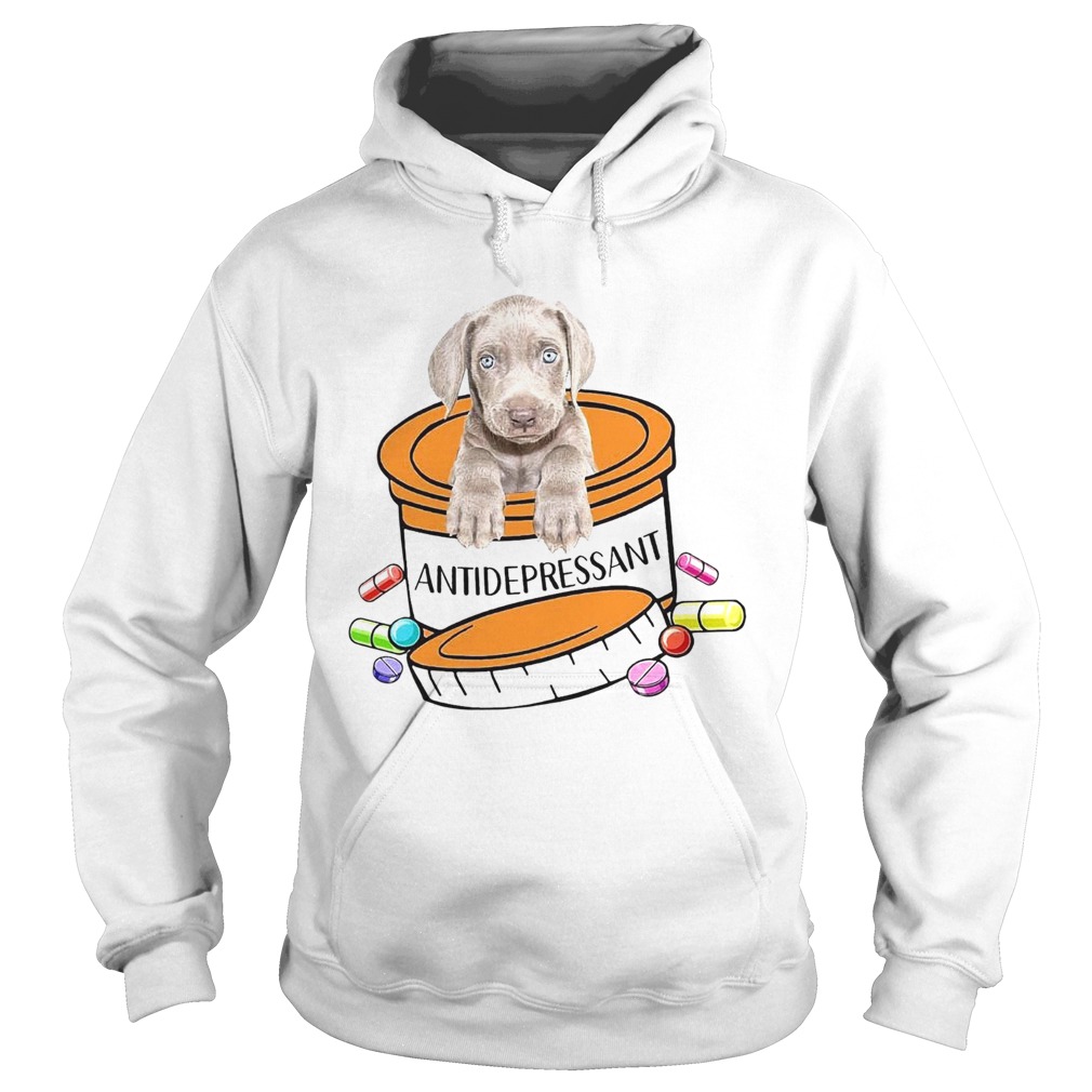 Weimaraner Antidepressant Hoodie