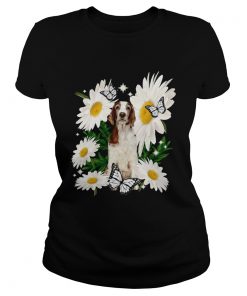 Welsh Springer Spaniel Daisy Flower Classic  Classic Ladies