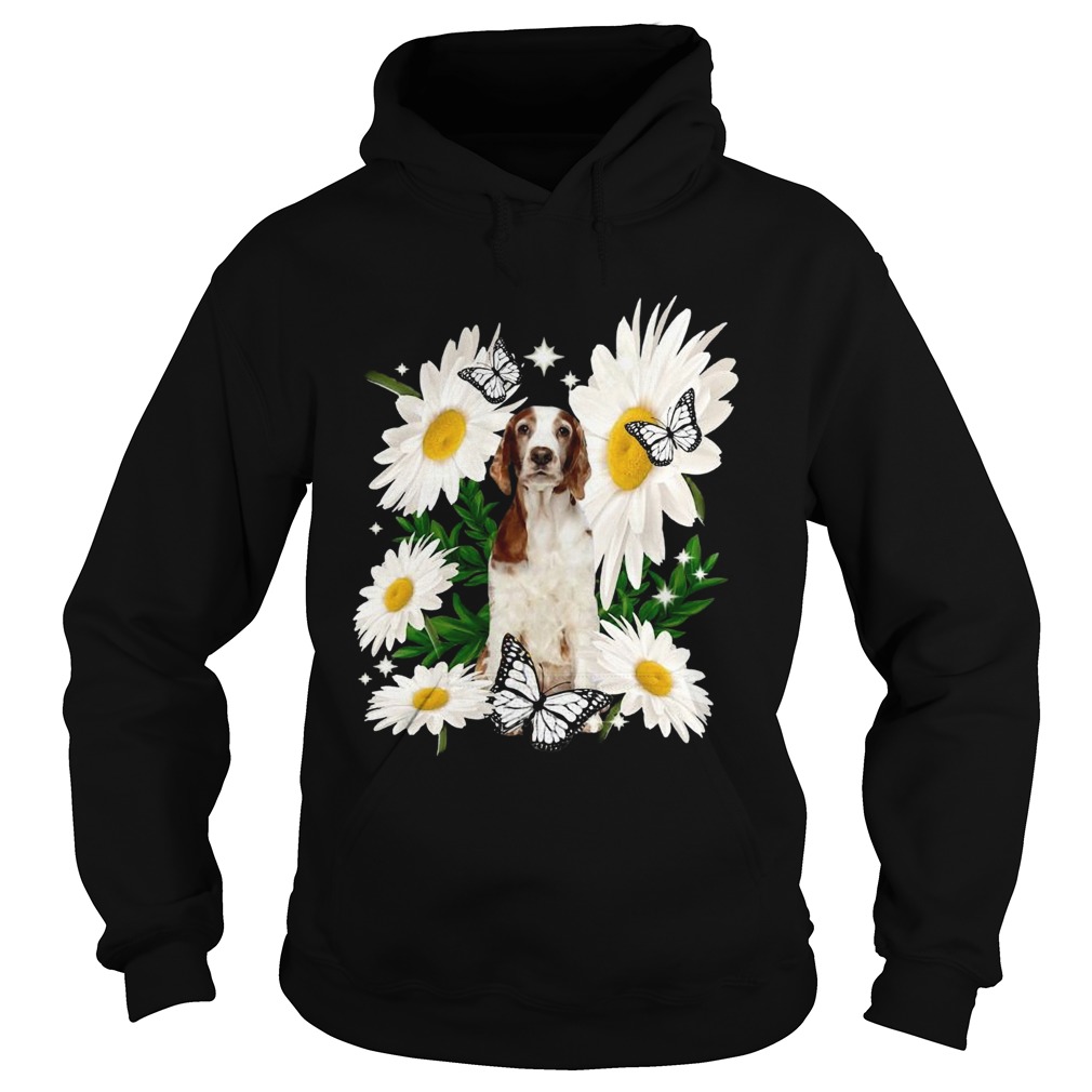 Welsh Springer Spaniel Daisy Flower Classic Hoodie