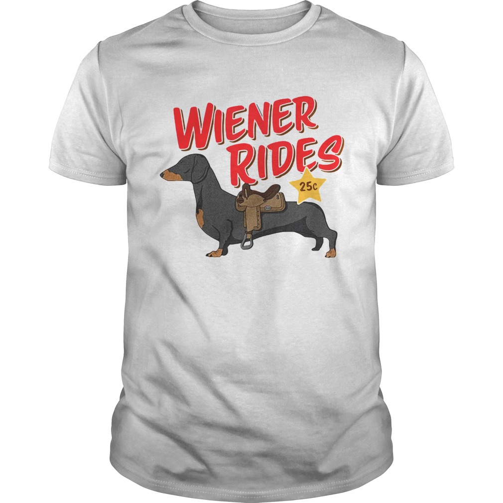 Wiener Rides 25c shirt