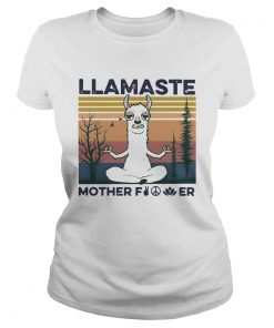 Yoga Llamaste Mother Fucker Vintage  Classic Ladies