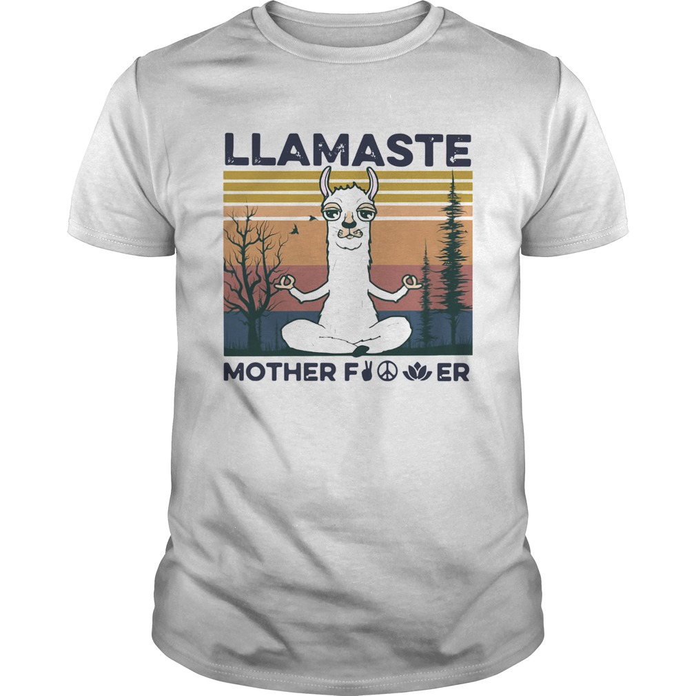 Yoga Llamaste Mother Fucker Vintage shirt