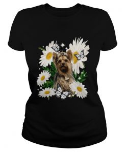 Yorkshire Terrier Dog Daisy Flower Classic  Classic Ladies