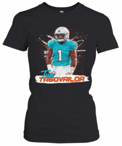 1 Tua Tagovailoa Miami Dolphins Football T-Shirt Classic Women's T-shirt