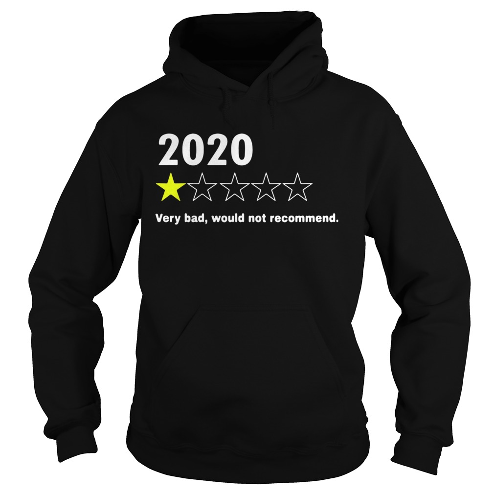 2020 Very Bad Would Not Recommend  Hoodie