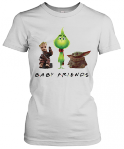 Baby Groot Grinch And Baby Yoda Baby Friends T-Shirt Classic Women's T-shirt