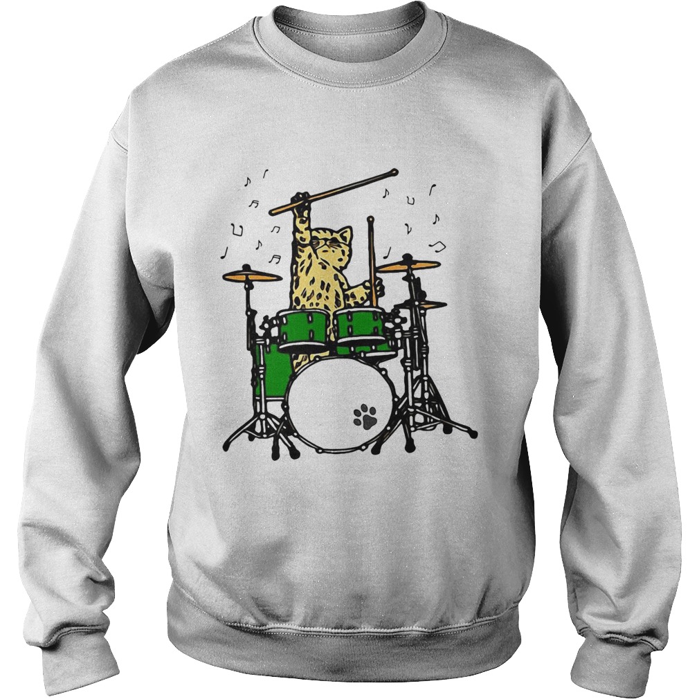 Cat Playing Drums  Sweatshirt