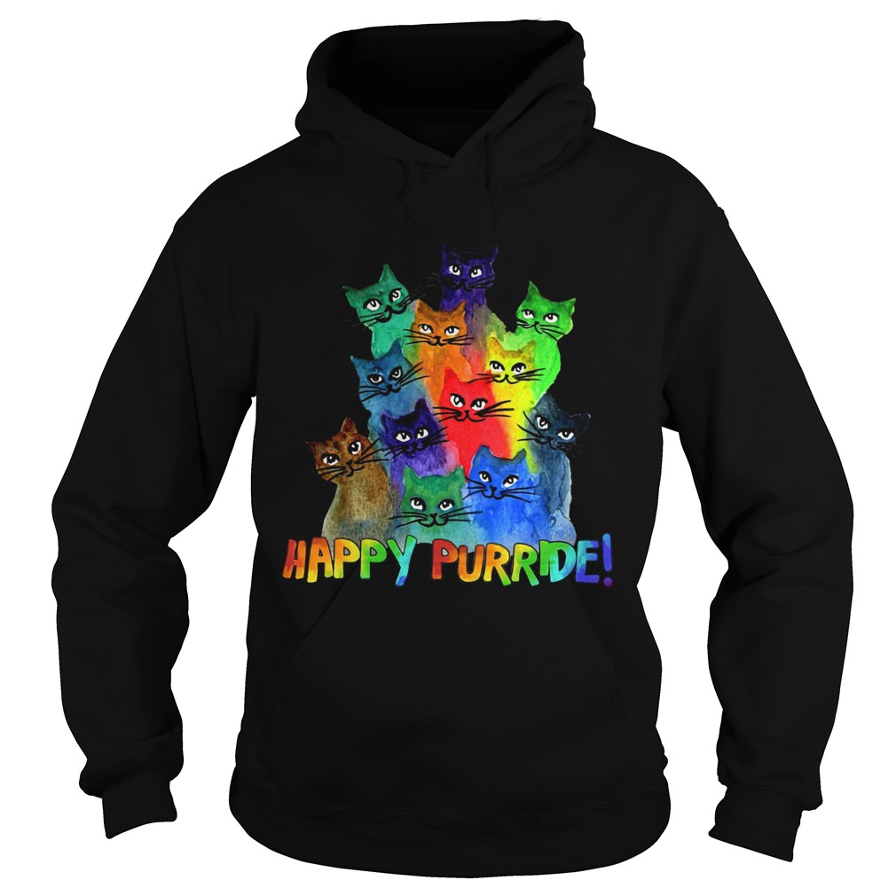 Cats Happy Purride  Hoodie