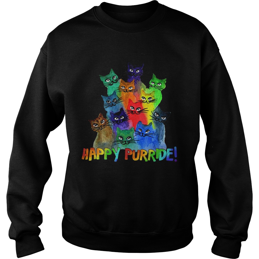 Cats Happy Purride  Sweatshirt