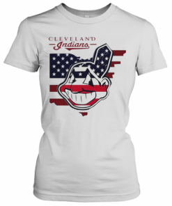 Cleveland Indians American Flag T-Shirt Classic Women's T-shirt