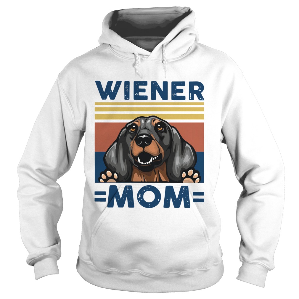 Dachshund Wiener Mom Vintage Hoodie