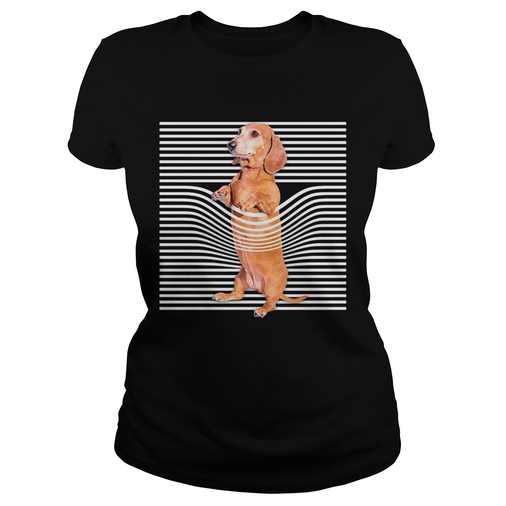 Dachshund stripes Classic Ladies