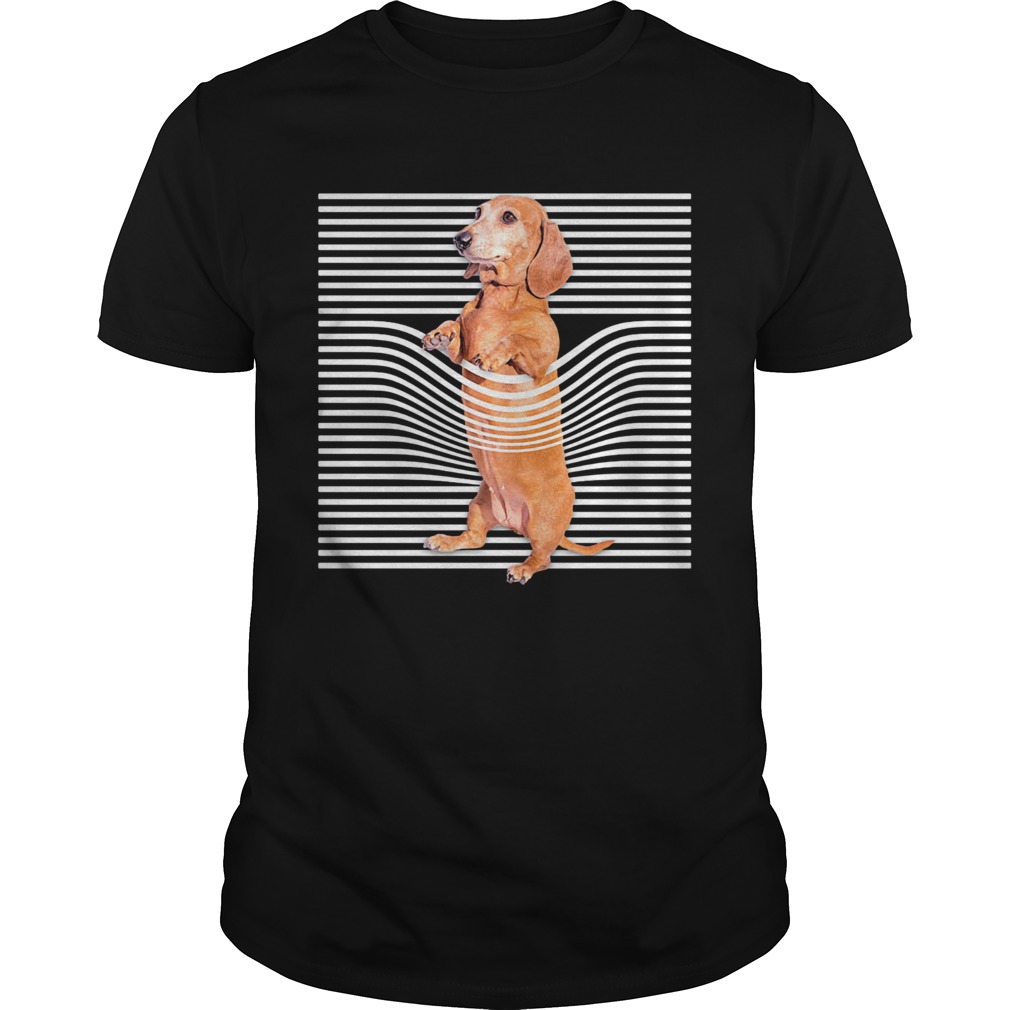 Dachshund stripes shirt