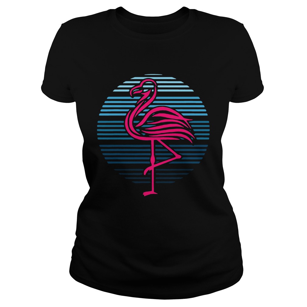 Flamingo Bird 80s Party Theme Classic Ladies