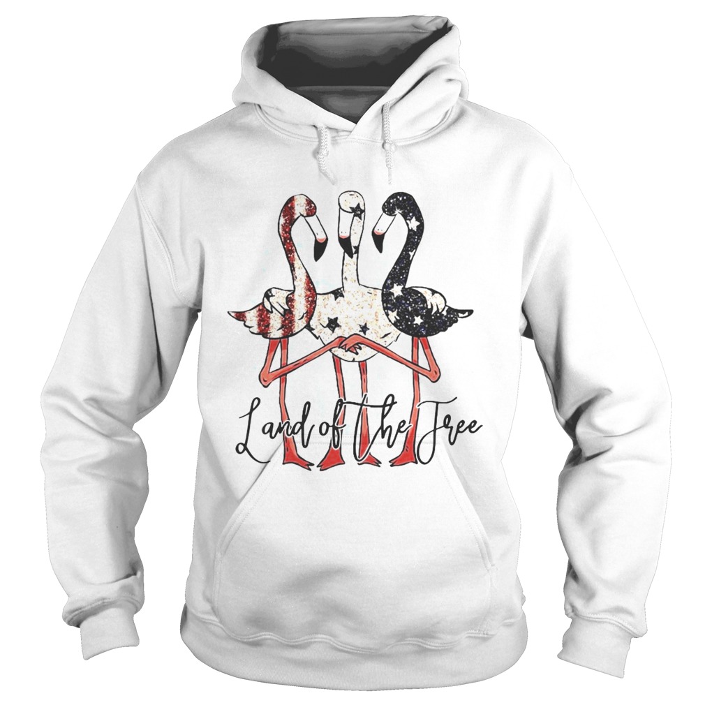 Flamingos Land Of The Tree  Hoodie