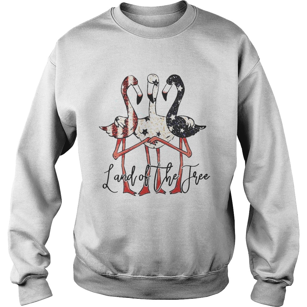 Flamingos Land Of The Tree  Sweatshirt