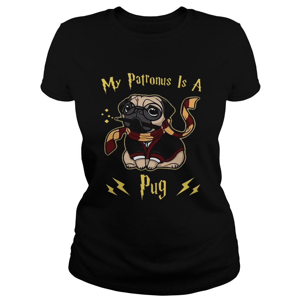 Good Harry Potter My Patronus Is A Pug Classic Ladies