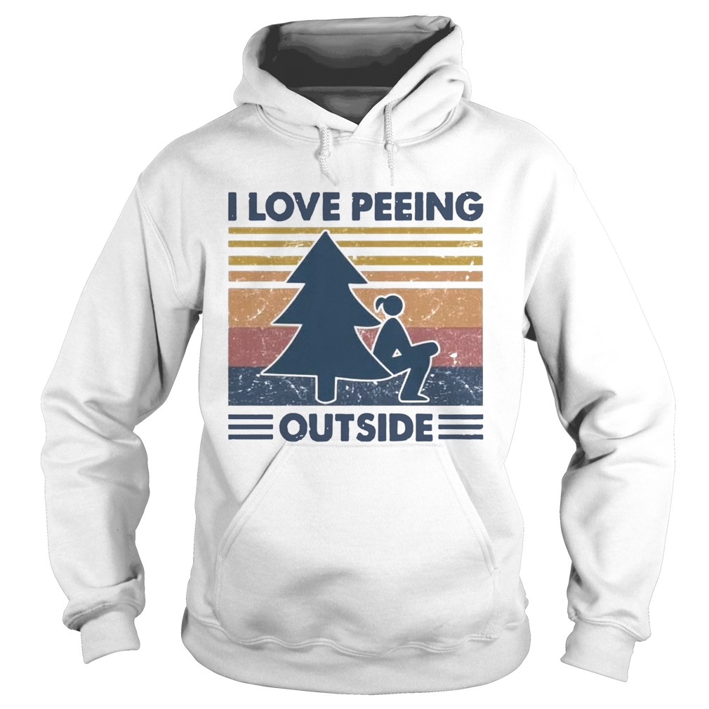 I Love Peeing Outside Vintage  Hoodie