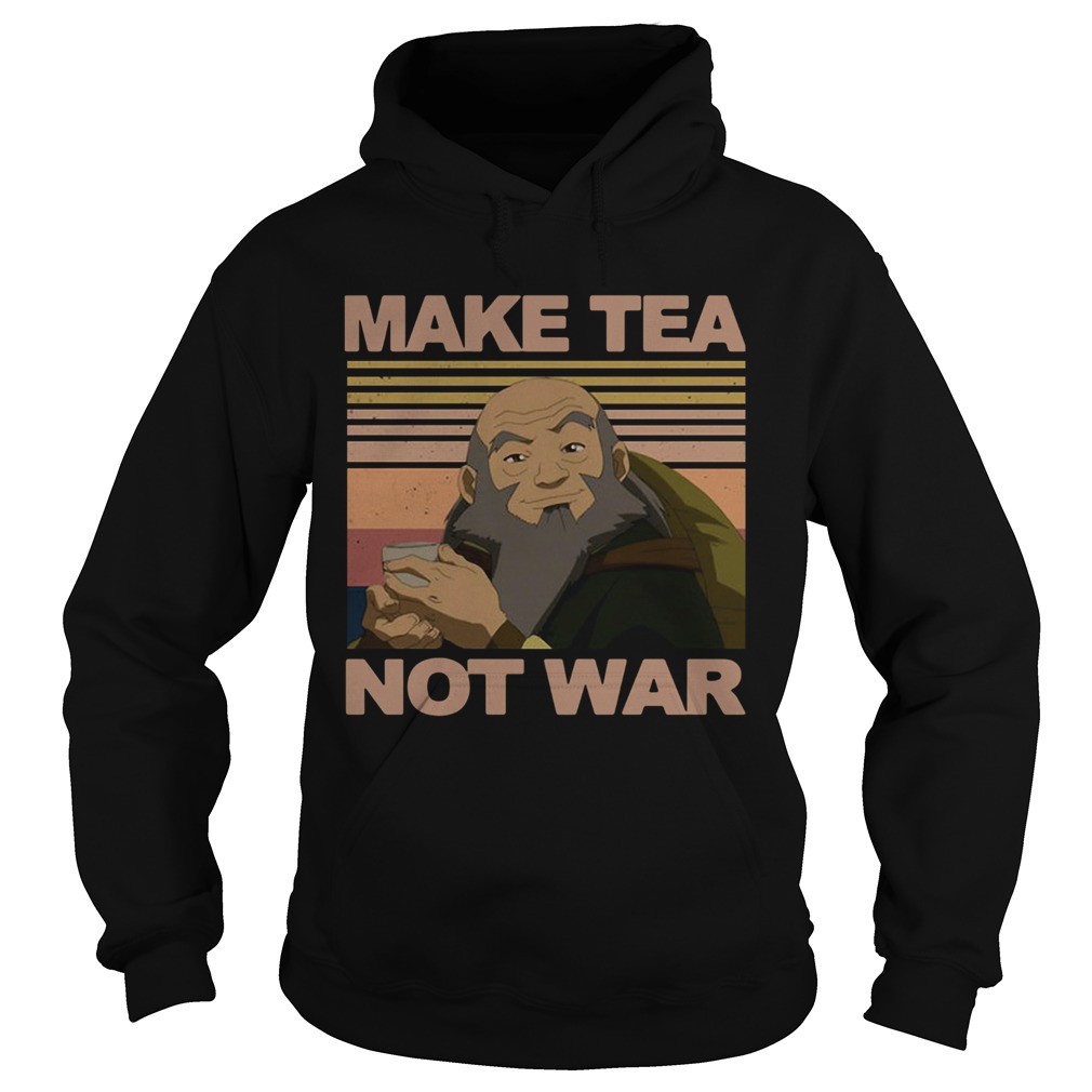 Make Tea Not War Vintage  Hoodie