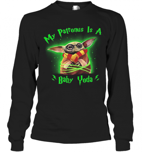 My Patronus Is A Baby Yoda T-Shirt Long Sleeved T-shirt 