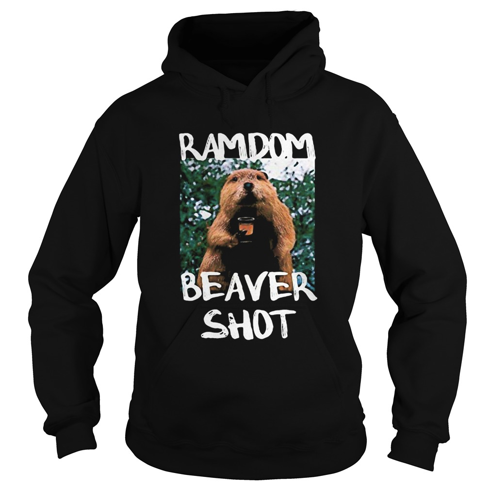 Random beaver shot Hoodie