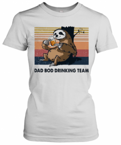 Sloth Beer Dad Bod Drinking Team Vintage T-Shirt Classic Women's T-shirt